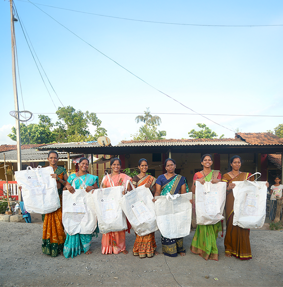 Image illustrating sustainable waste management in rural communities